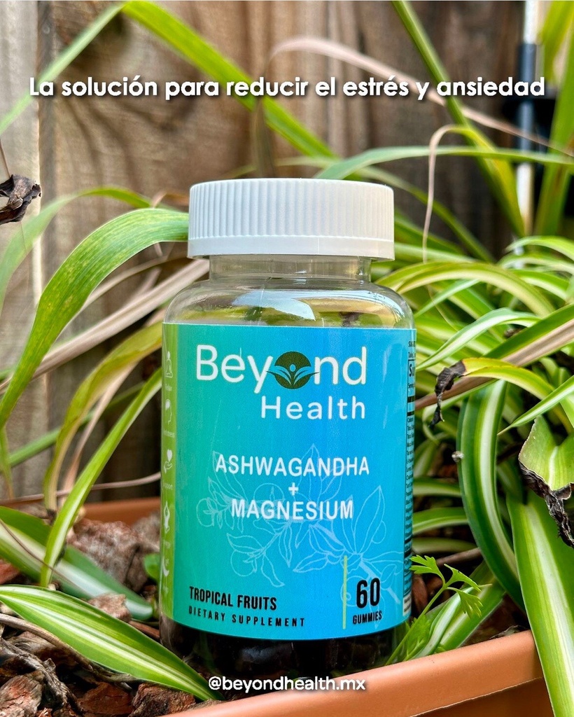 Ashwagandha 1000mg KSM-66 and Magnesium Supplement Relaxing Gummies 60ct