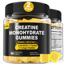 Creatine Monohydrate Gummies for Men & Women - with BCAA, Collagen Peptides, L-T