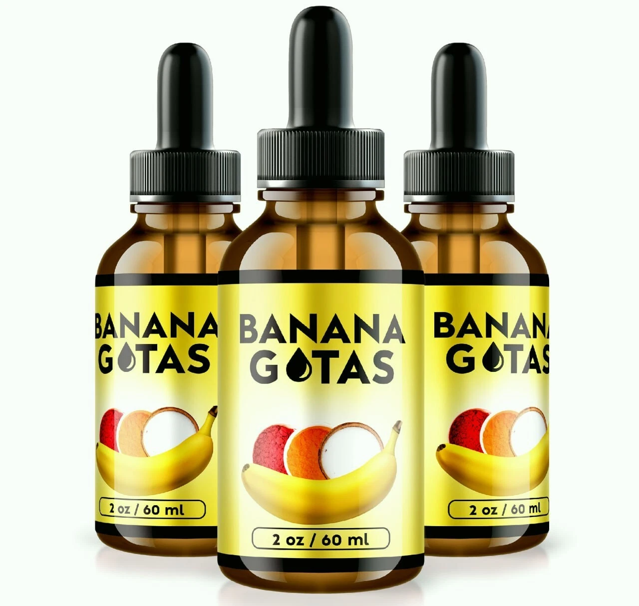 (3 Pack) Banana Gotas Weight Loss Drops to Suppress Appetite and Cravings