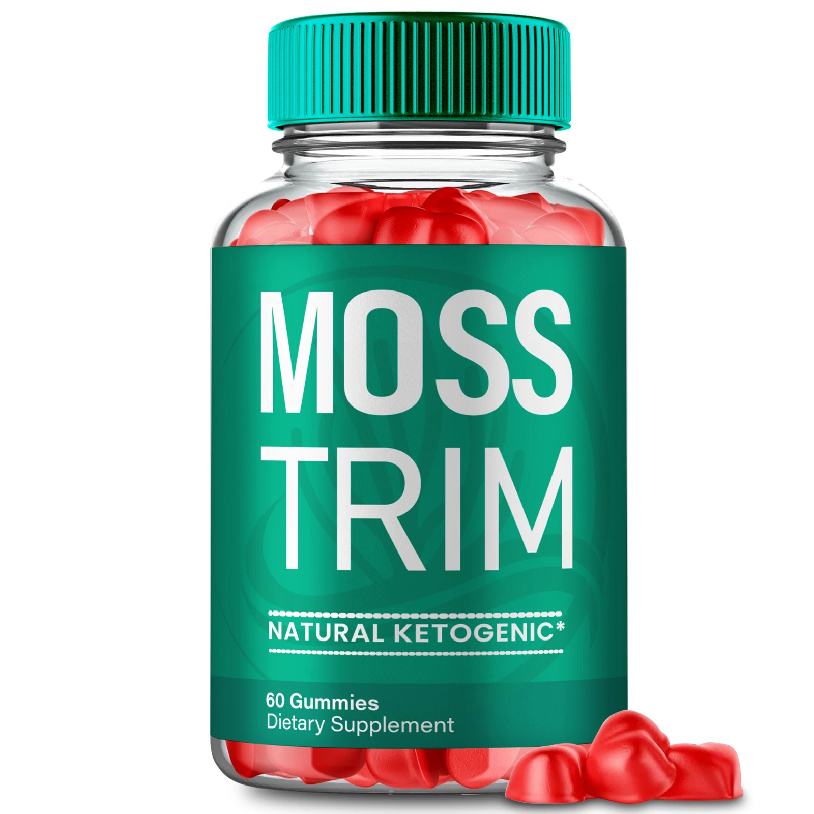 Moss Trim Keto + ACV Weight Loss Gummies for Energy and Burning Fat 60ct