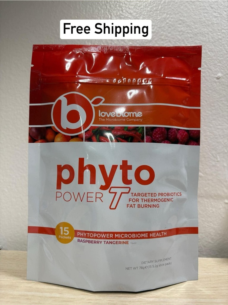 LoveBiome-PhytoPower T Thermogenic Fat Burning-15Servs-NEW-Free Shipping!!!