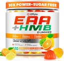 EAA + HMB Gummies for Adults, 120 Ct Essential Aminos Acids (EAA) Supplements