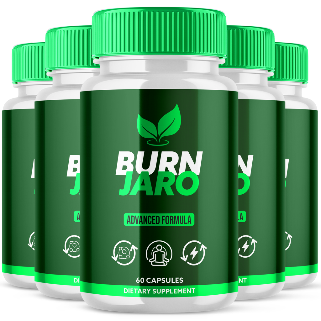 Burn Jaro All Natural Formula Energy and Detox Support Supplement 300 Capsules