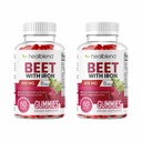 Beet Root Gummies 200mg. Nitric Oxide Booster Beets with Iron for Heart Health