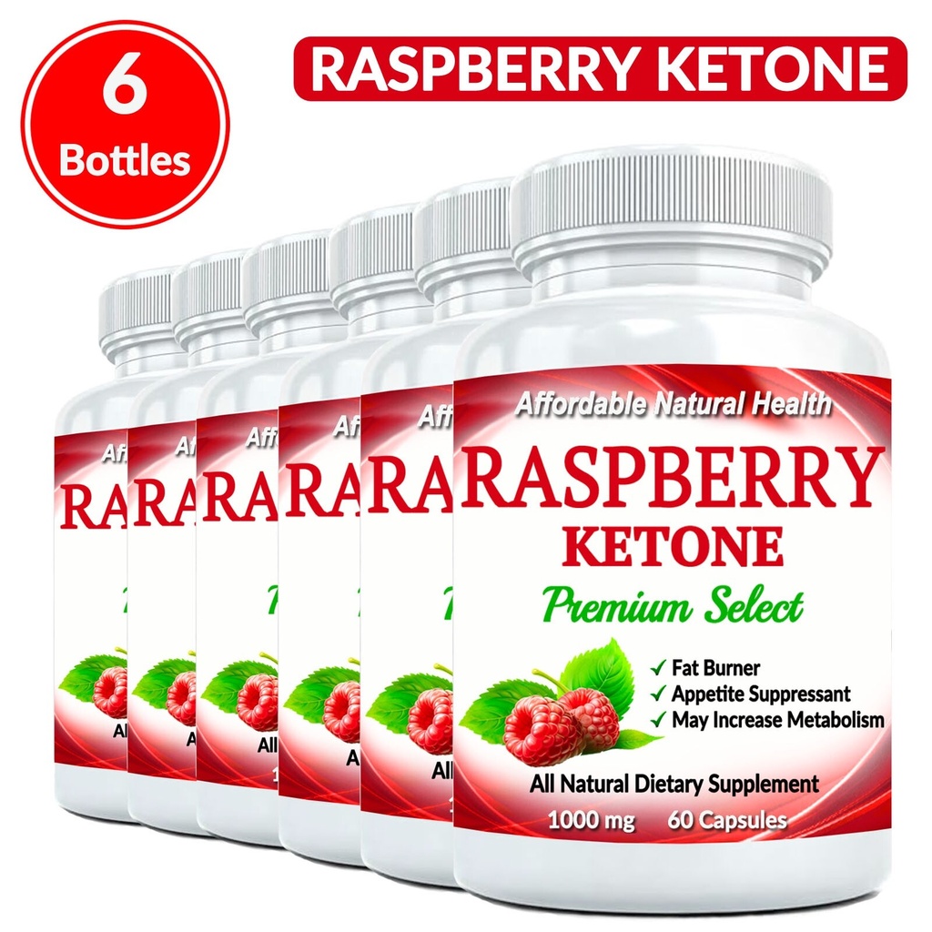 Pure Raspberry Ketone Diet Pills Fat Burner Works Fast For Women and Men 1000 mg