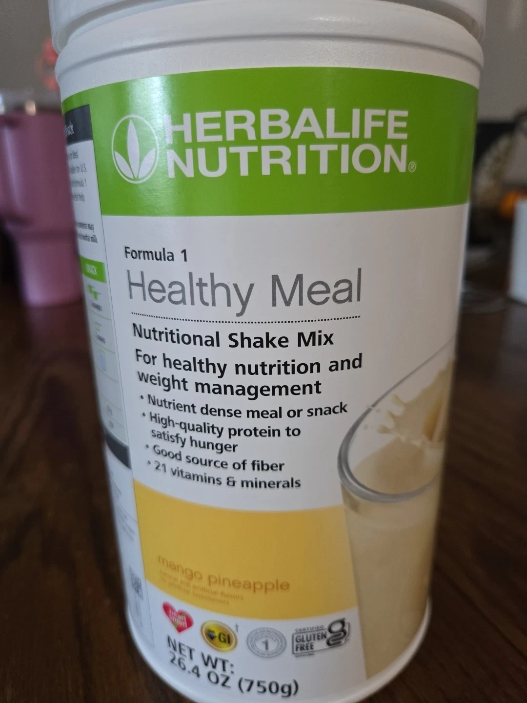 Herbalife Formula 1 Healthy Meal Nutritional Shake Mix Mango Pineapple 750g/26.4