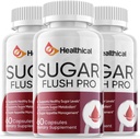 3 - Sugar Flush Pro - Blood Sugar Support Pills, Extra Strength - 180 Capsules