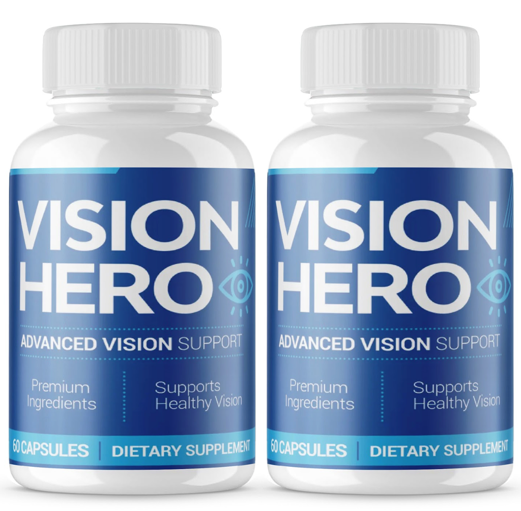 Vision Hero Pills Supplement for Advance Vision Support (120 Capsules) 2 PACK