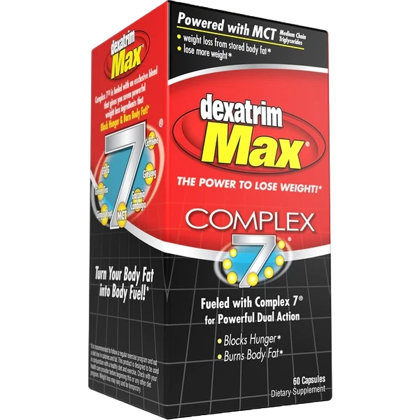 Dexatrim Max Complex 7 Dietary Supplement, 60 Capsules