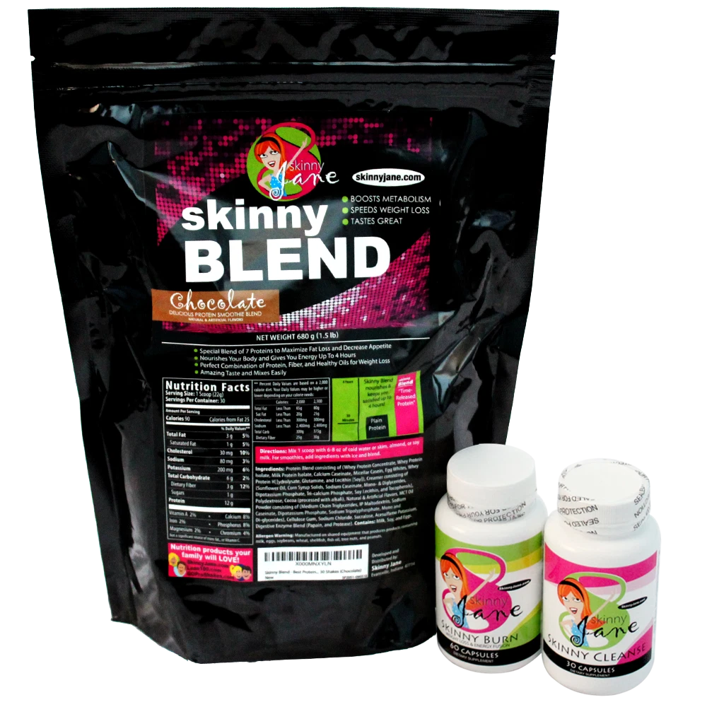 Skinny Jane - Quick Slim Kit, Weight Loss, Suppress Appetite Supplements, Energy