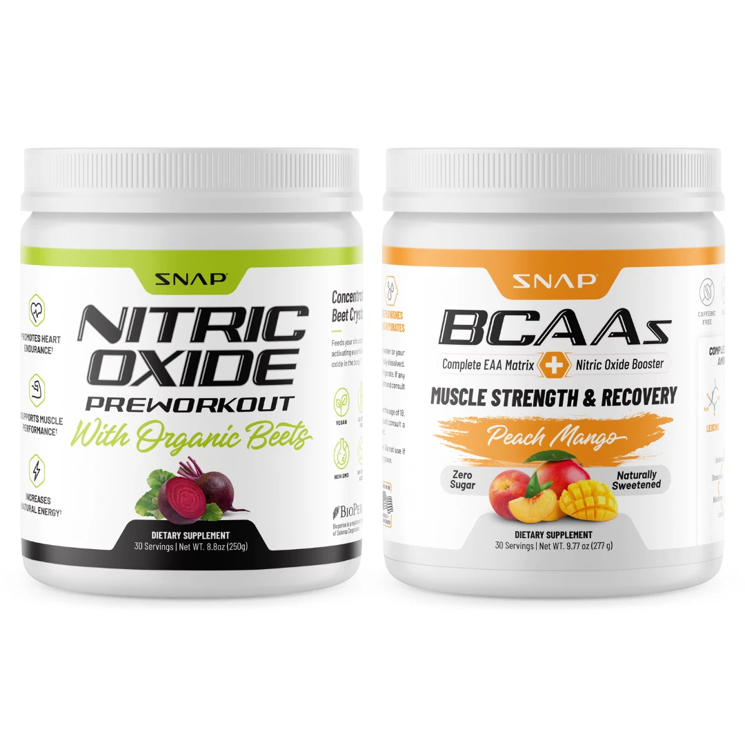 질소 산화질소 비트 운동 전 + BCAA 분말 복숭아 망고 번들