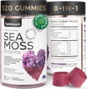 Sea Moss Gummies 3000 Mg Irish Sea Moss Supplement 120 Count Exp 14/06/2026
