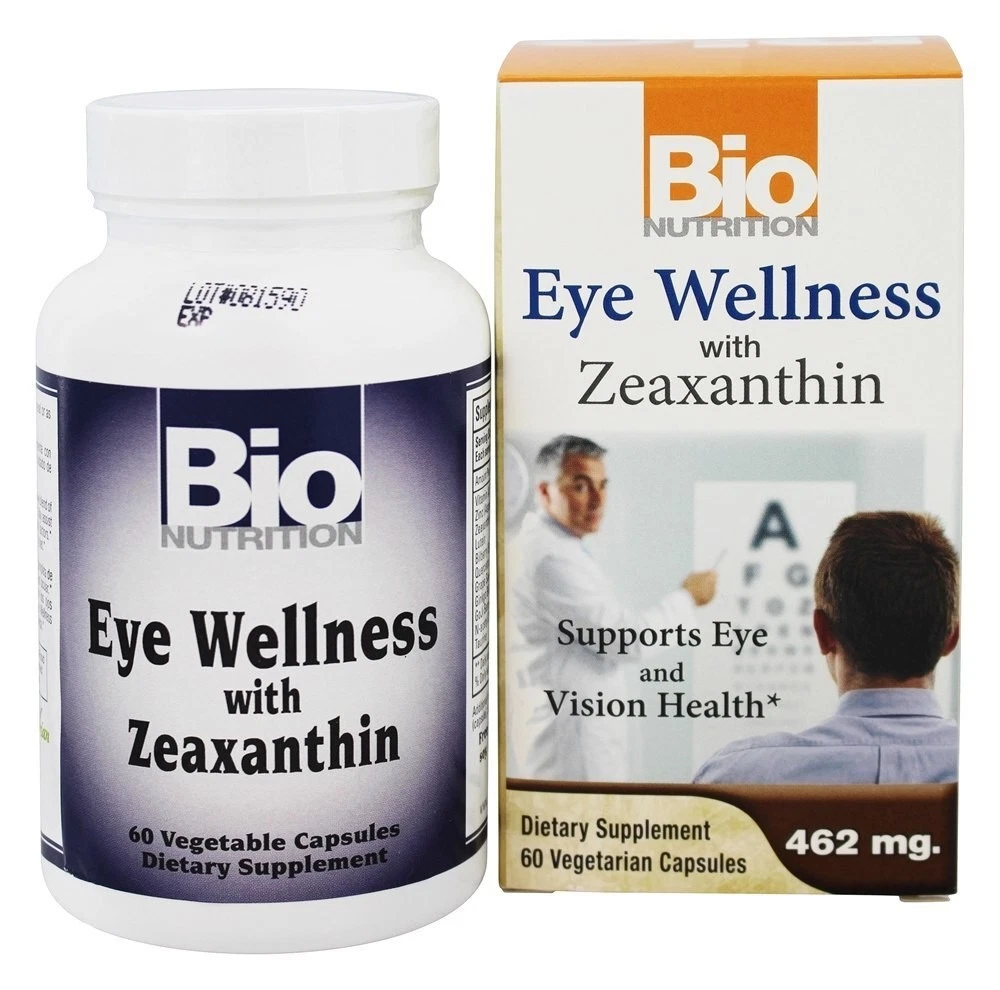 Bio Nutrition Eye Wellness with Zeaxanthin Vegetarian Capsules 60 ct