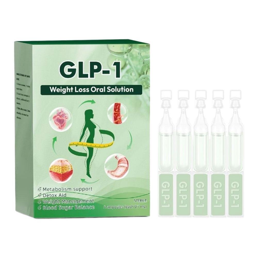 GPL-1 Weight Loss Oral Solution 5pcs- Natural Metabolism Support Detox Aid HOT