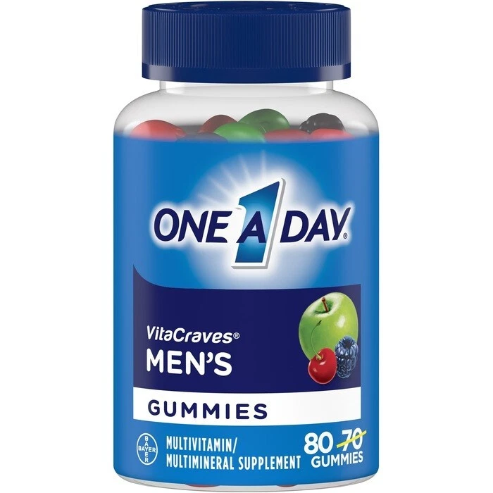 One A Day Men's VitaCraves Multivitamin Gummies 80 EA