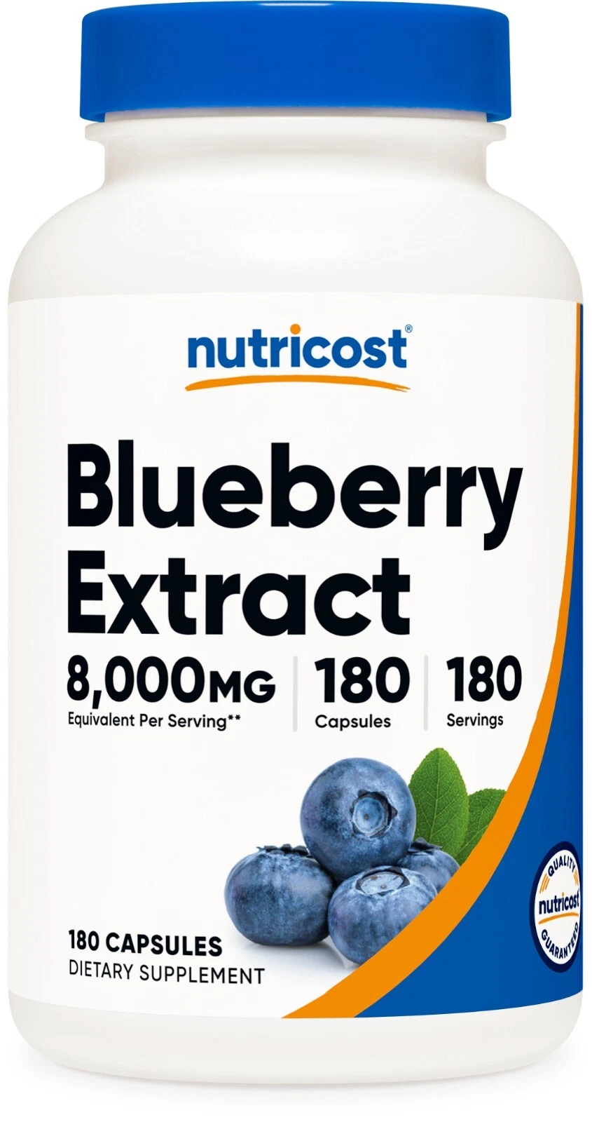 Nutricost Blueberry Extract 8000mg Strength, from 160mg 50:1 Extract