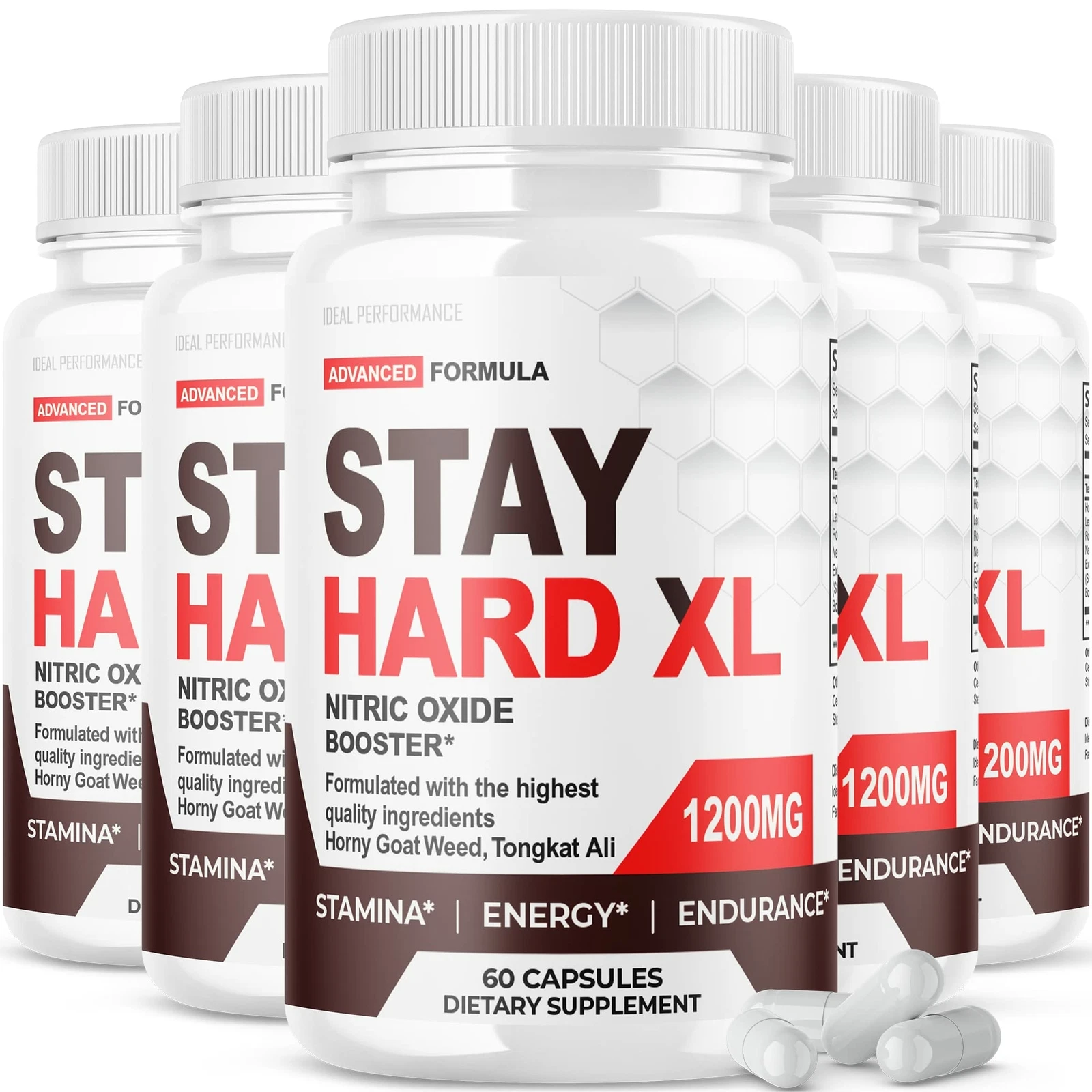 (5 Pack) Stay Hard XL Pills (300 Capsules)