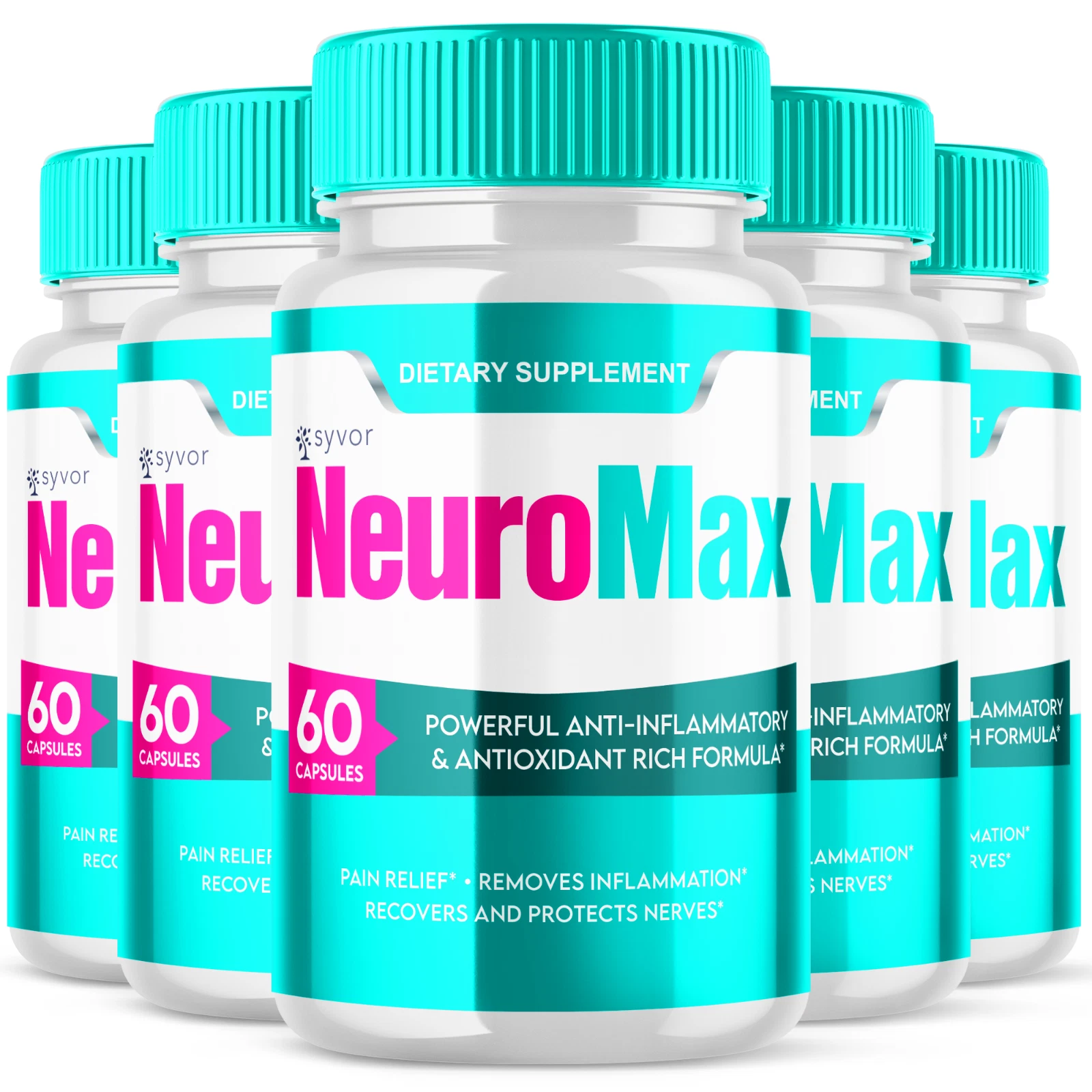 NeuroMax Nootropic Pills Natural Formula Brain Supplement 300 Capsules
