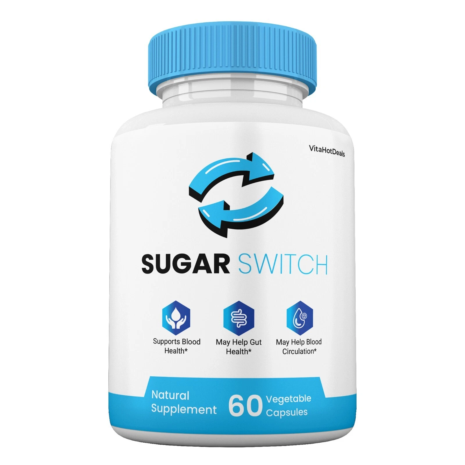 Sugar Switch Glyco Blood Health Supplement, SugarSwitch Capsules (1 Pack)