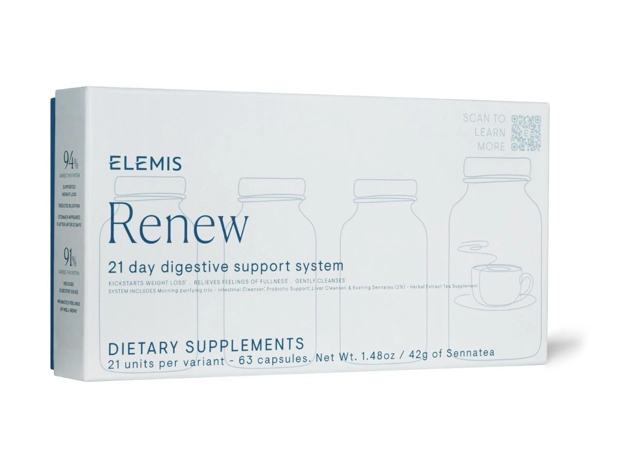 Elemis Renew 21 Day Digestive Support System BRAND NEW IN BOX