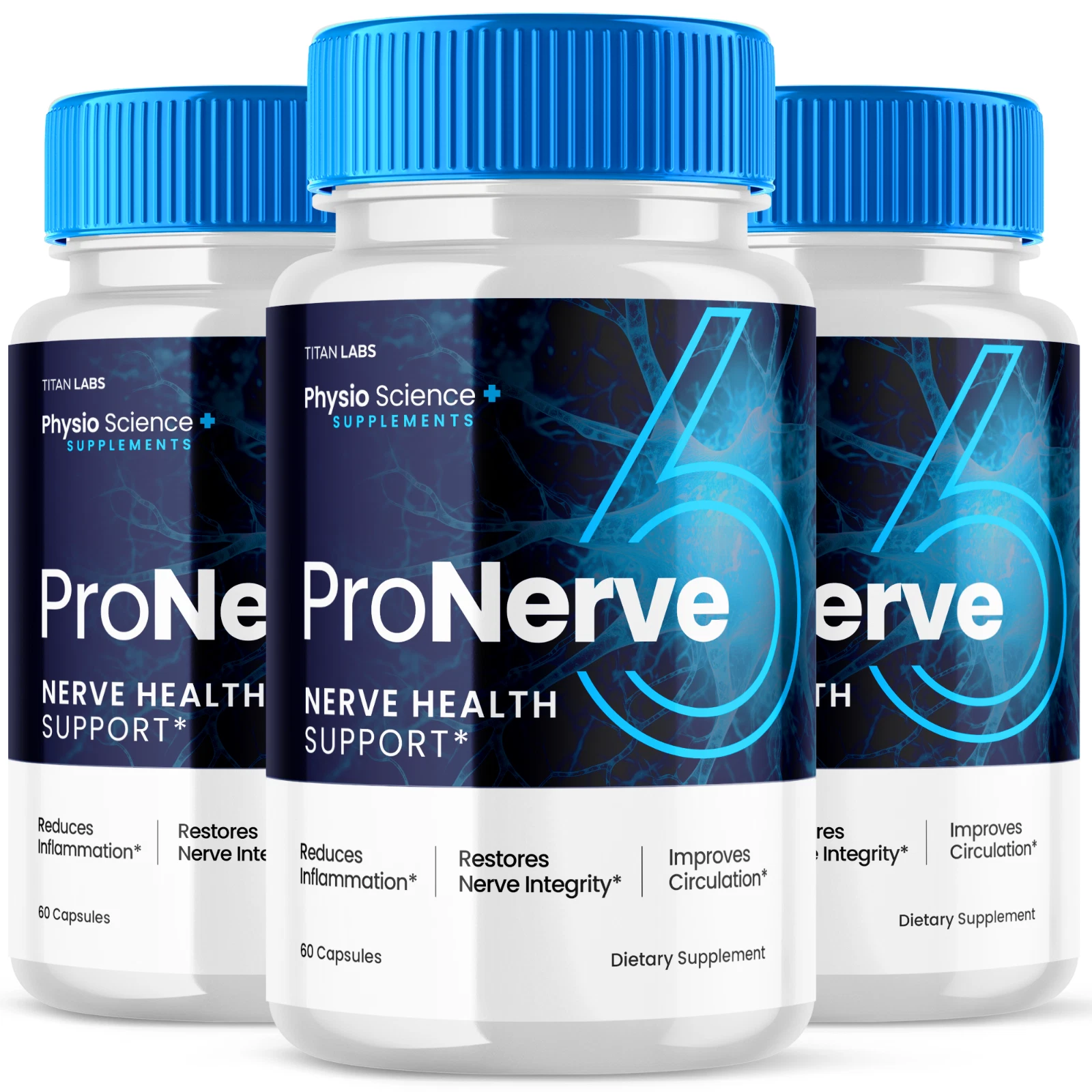 (3 Pack) Pro Nerve 6 Nootropic, ProNerve 6 Memory Brain Booster (180 Capsules)