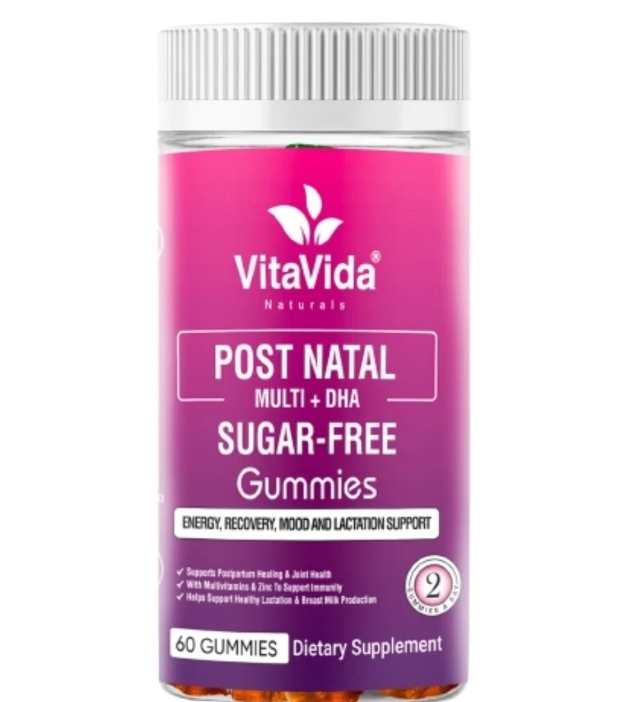 VitaVida Post Natal Sugar-Free Gummies 60ct.