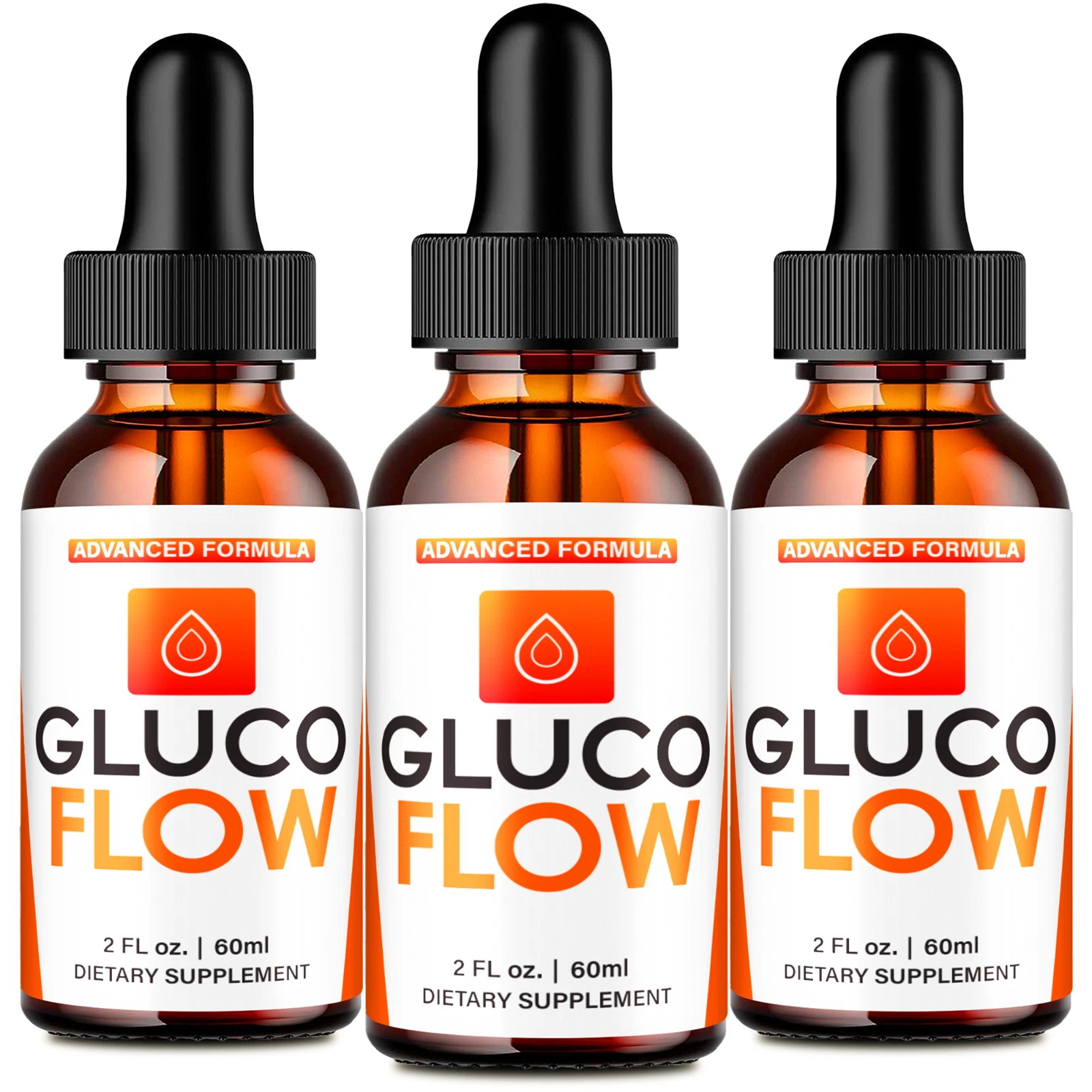 (3 Pack) Gluco Flow Blood Optimizer, GlucoFlow Blood Circulation Support Drops