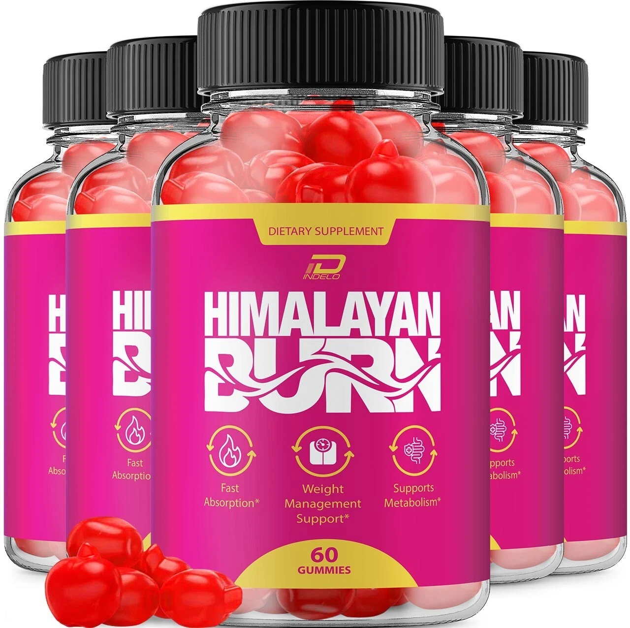 (5 Pack) Himalayan Burn Keto ACV Gummies Supplement – HimalayanBurn ACV Gummy
