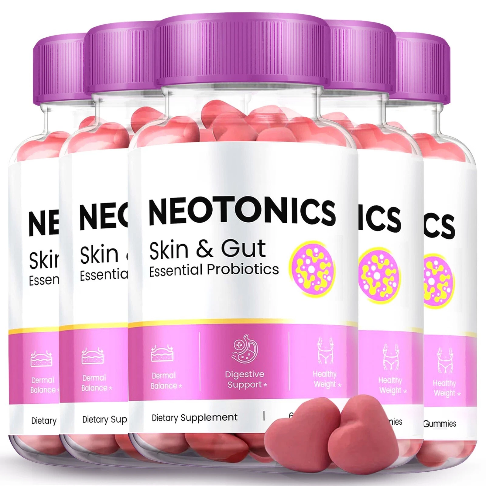 Neotonics for Skin and Gut Health - Official Formula - (5 Pack)