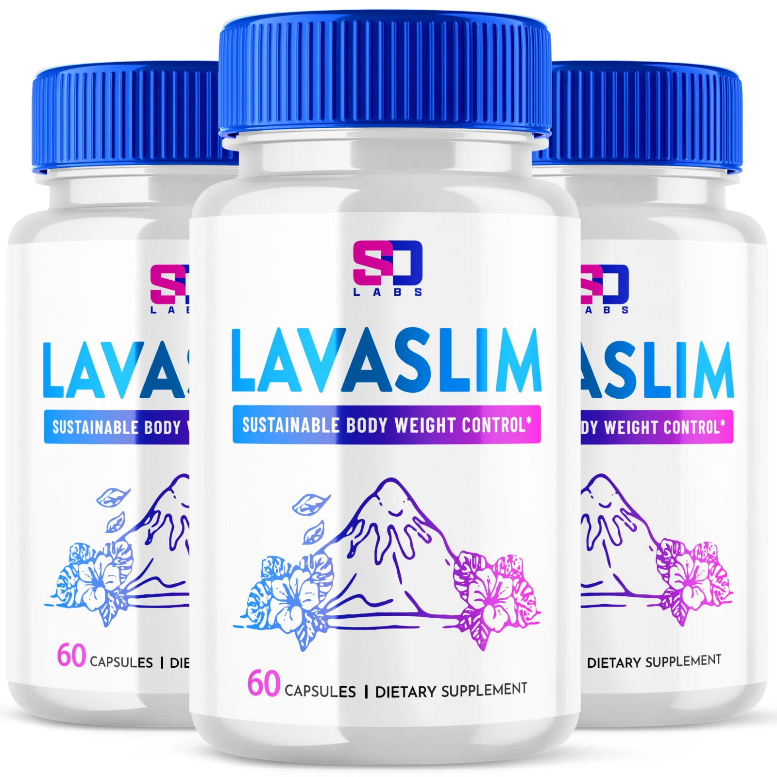 Lavaslim Supports Body Weight Control, Boosts Energy and Balance (3 Pack)