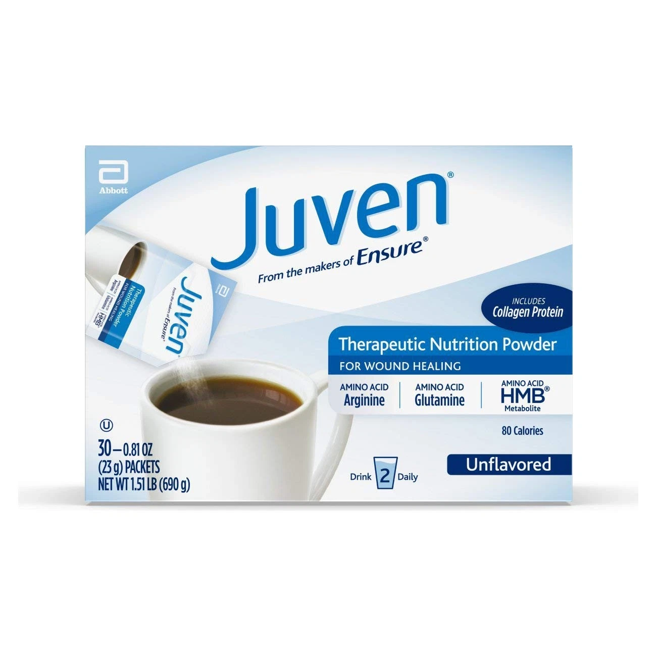 Juven Nutritional Supplement for Wound Healing Unflavored 30 Servings