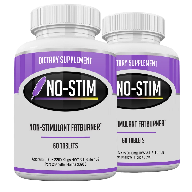 NoStim 120 Tablets- Non Stimulant Fat Burner Diet Pills & Appetite Suppressant