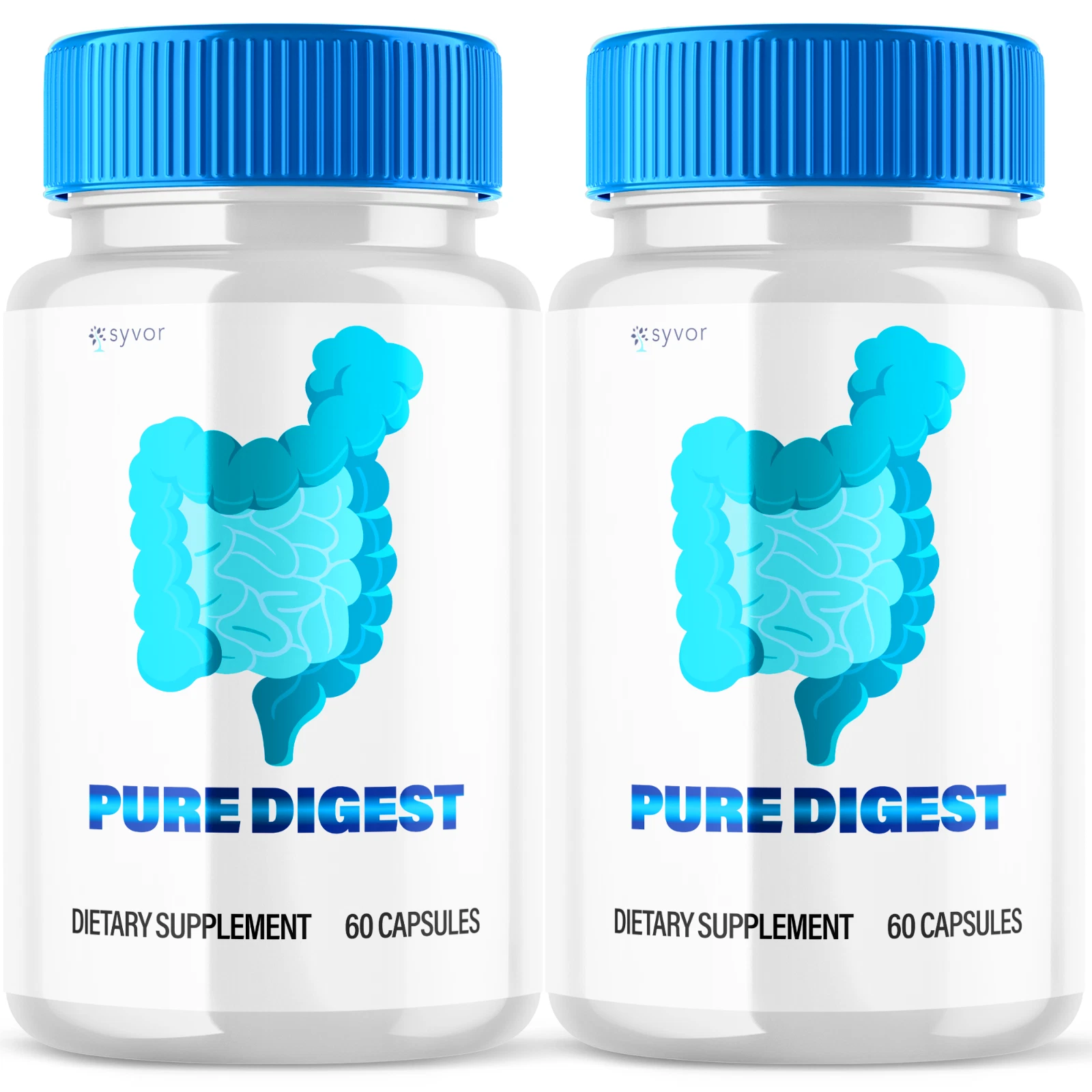 Pure Digest Probiotic Gut Health Formula Enhance Digestive Function 120 Capsules
