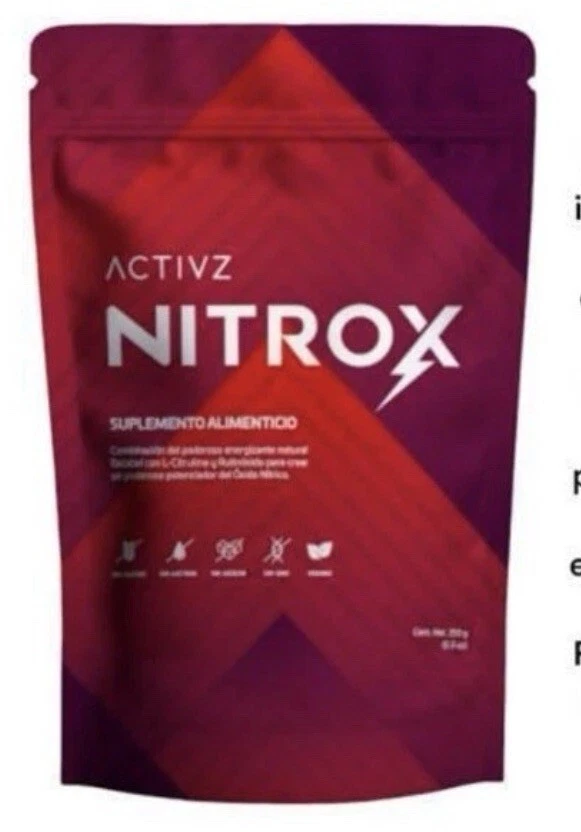 Activz Nitrox Nitric Oxide Booster Free Shipping Exp 06/26
