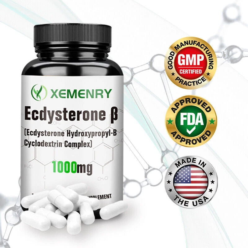 Ecdysterone 1000mg - Supports Energy, Performance, Muscle Health & Recovery Fast
