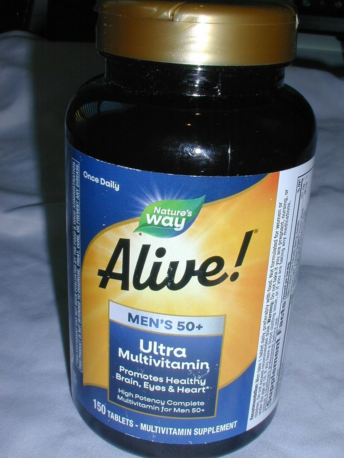 Nature’s Way Alive ! Men’s 50+ Ultra Multivitamin 150 tablets 11/25+