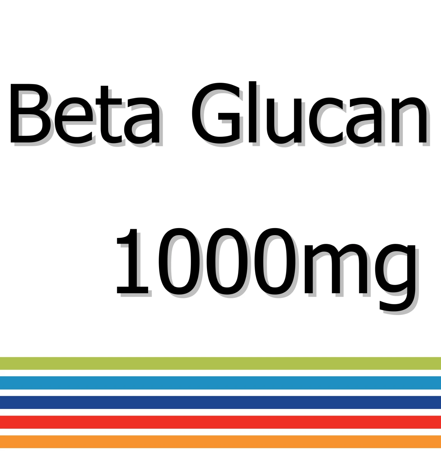 Beta Glucan 1000mg x 90 Tablets - Boosts Immune System