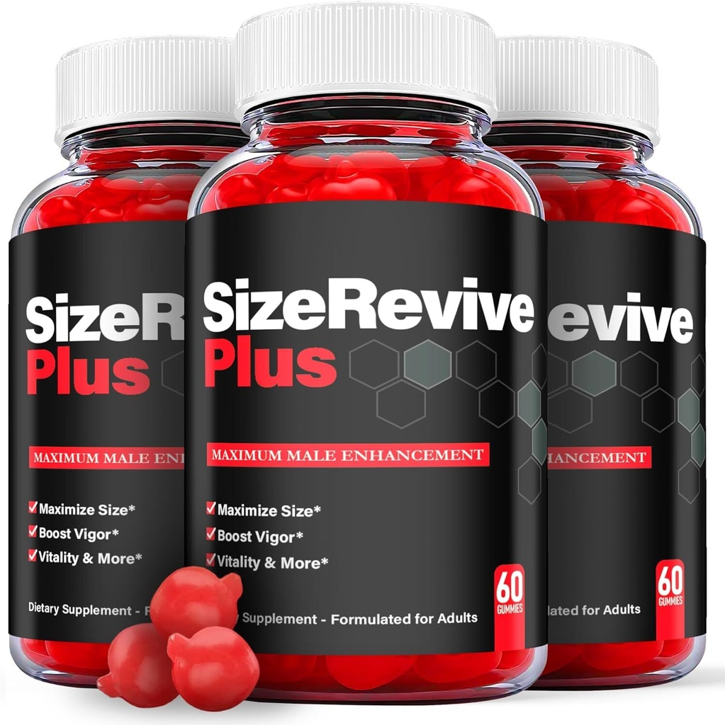 Size Revive Plus Male Gummies - Size Revive Plus For Men OFFICIAL (3 Pack)
