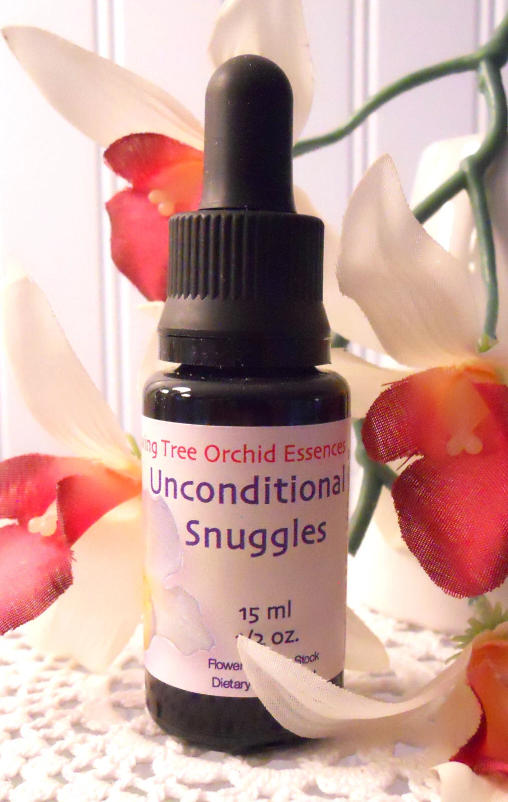 Living Tree Orchid Essences UNCONDITIONAL SNUGGLES 15 ml 1/2 oz