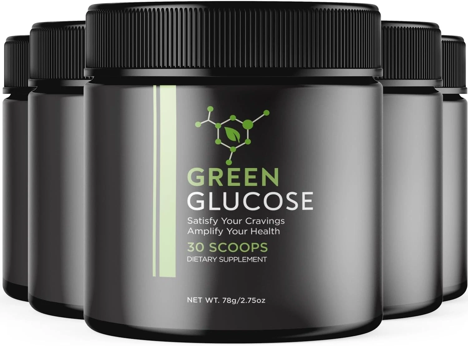 5 Pack - Green Glucose Supplement Powder - Green Glucose Ultra Hydrating Shake