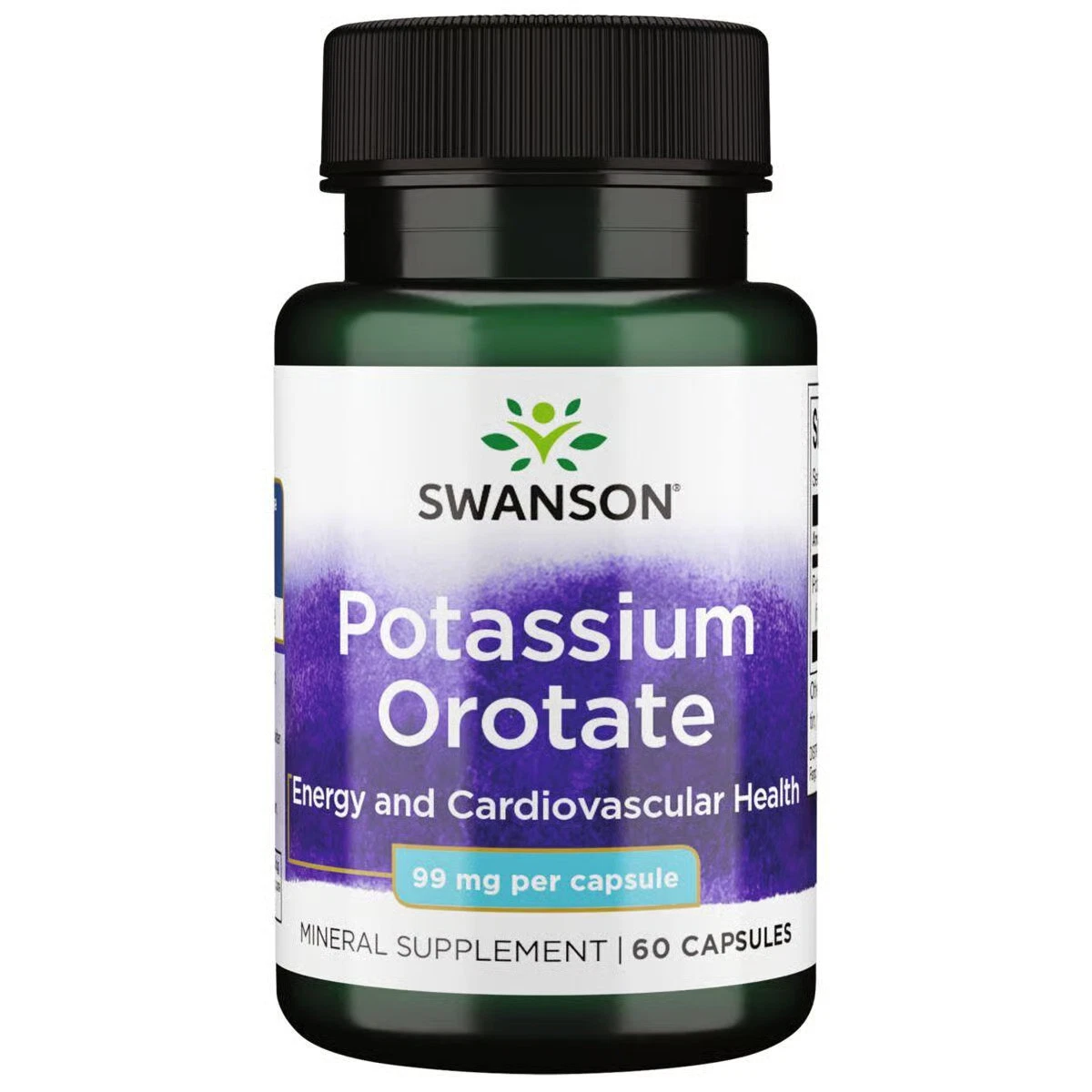 Swanson Potassium Orotate 99 mg 60 Capsules