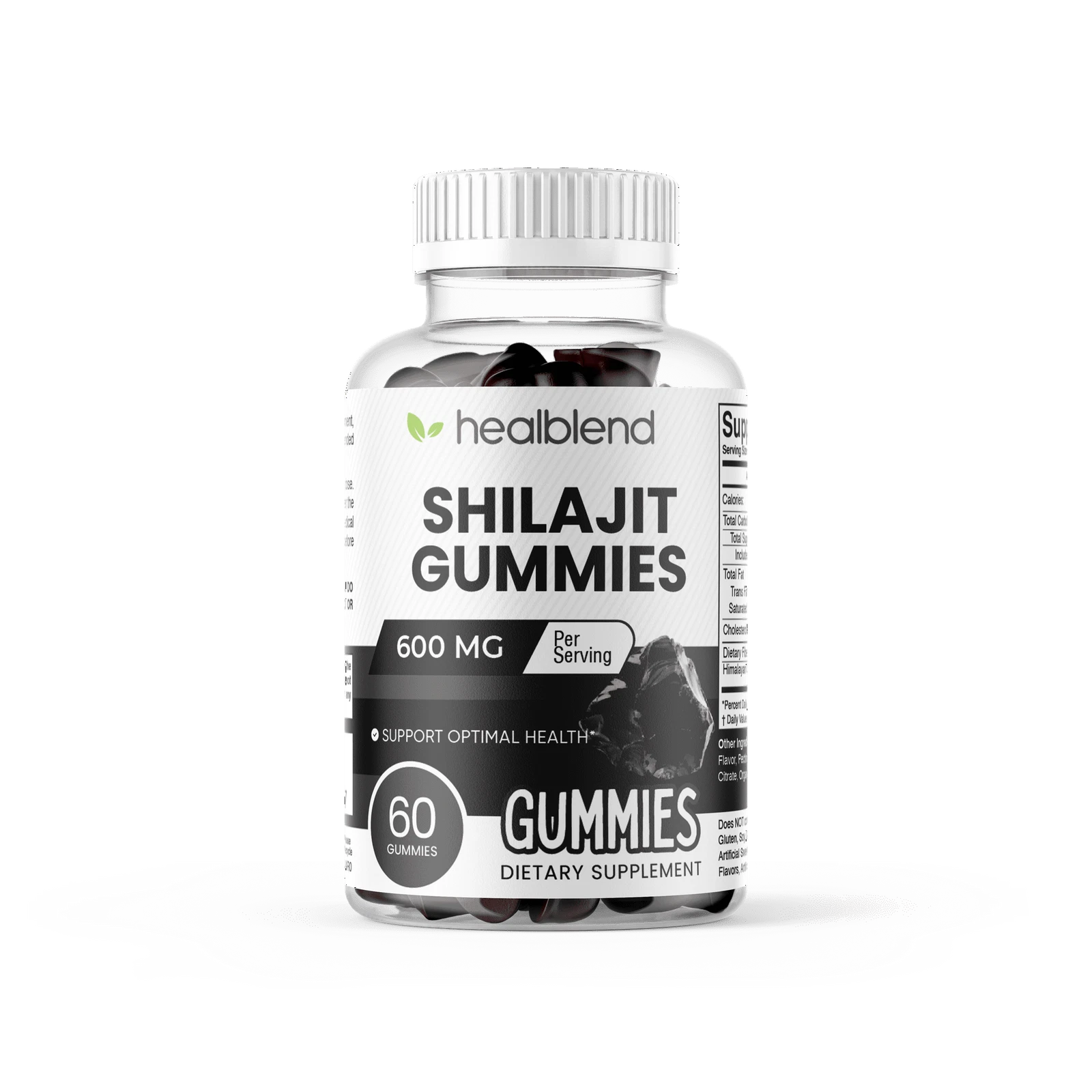 Himalayan Shilajit Gummies 600mg -Energy & Immunity Support for Men & Women