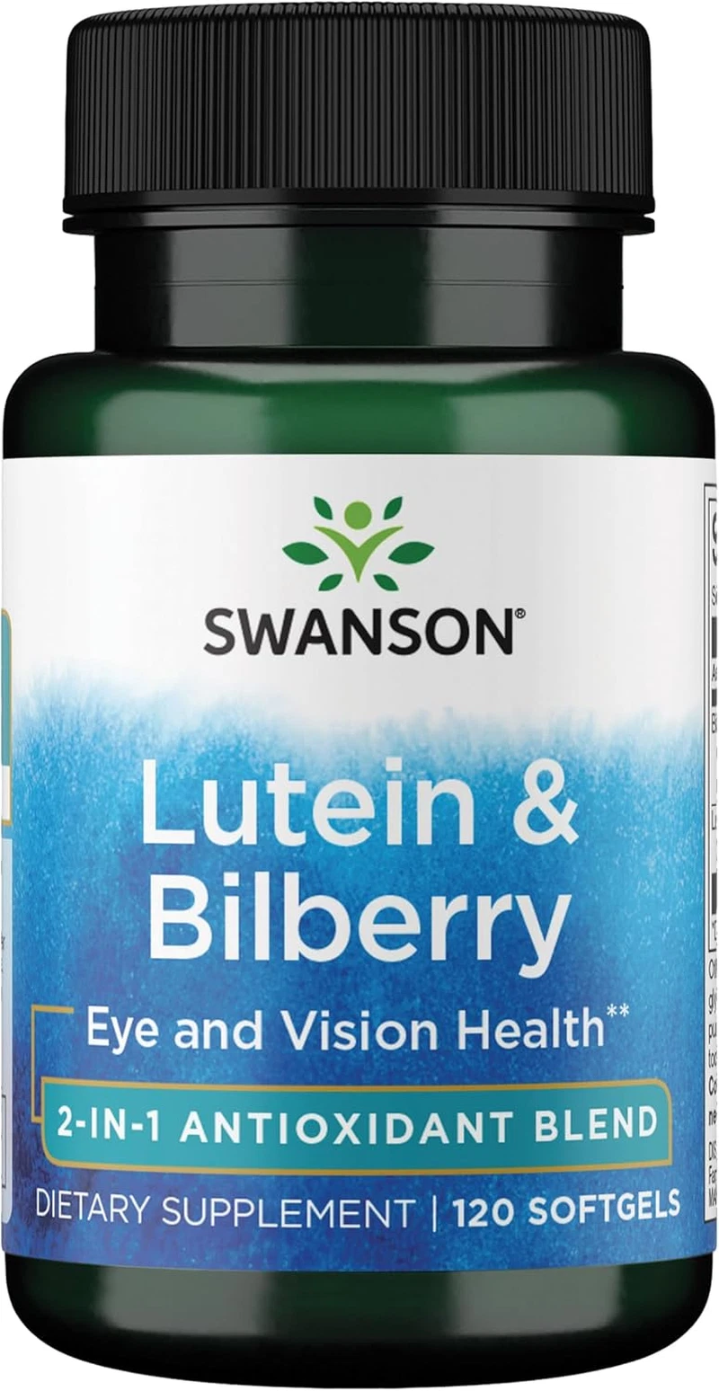 Standardized Lutein & Bilberry - Natural Supplement Promoting Eye Sight & Eye...