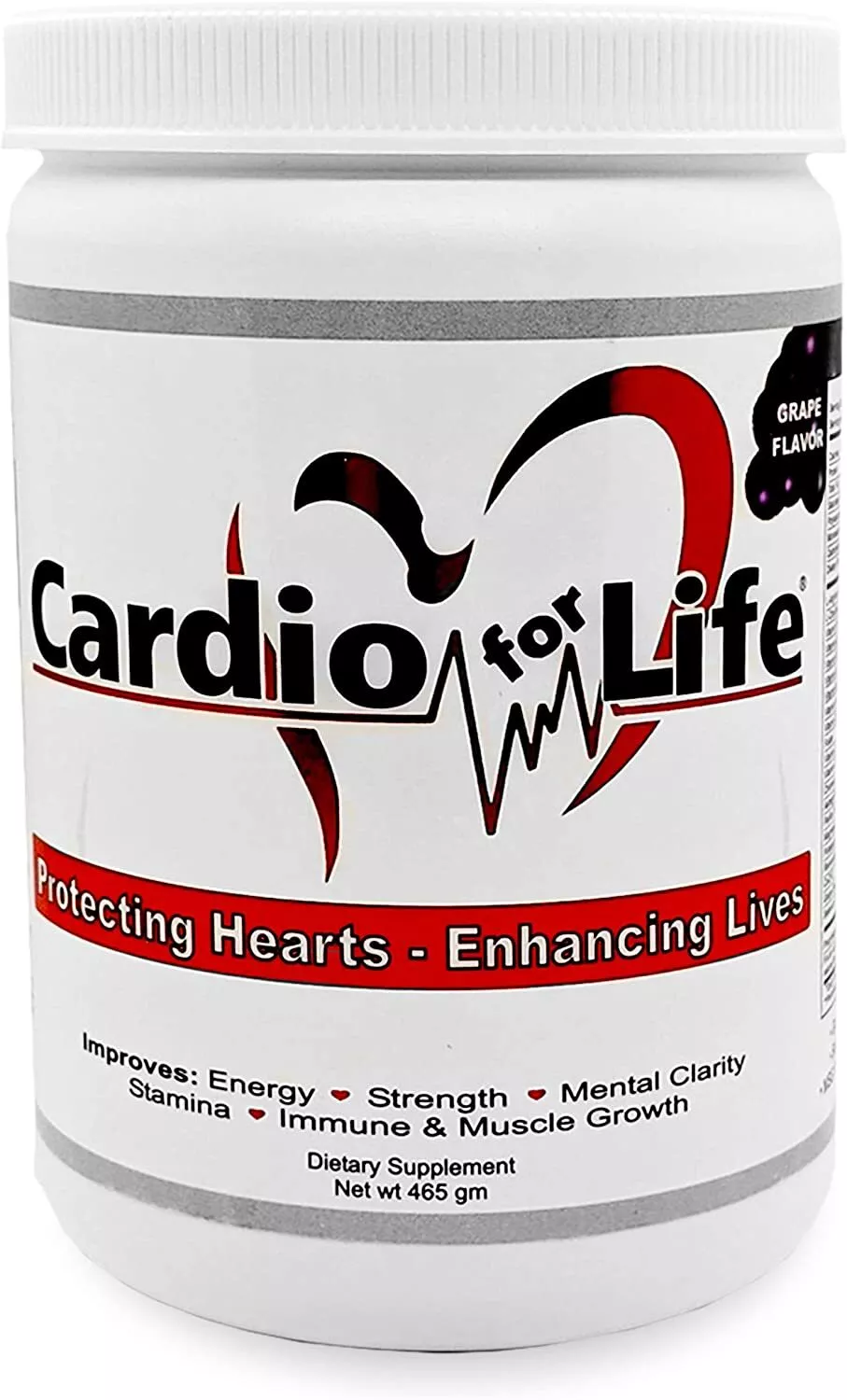 2 Cardio For Life L-Arginine Supplement Grape Flav EXP 12/26 FREE PRIORITY SHIP
