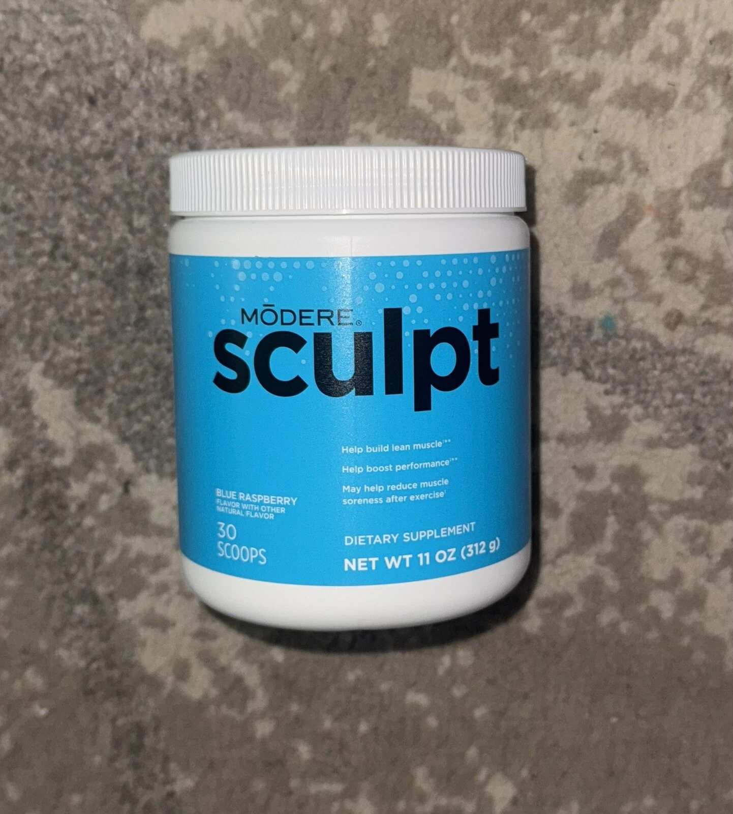 Modere Sculpt Blue Raspberry | Build Lean Muscle | 30 Scoops | NEW AND SEALED.