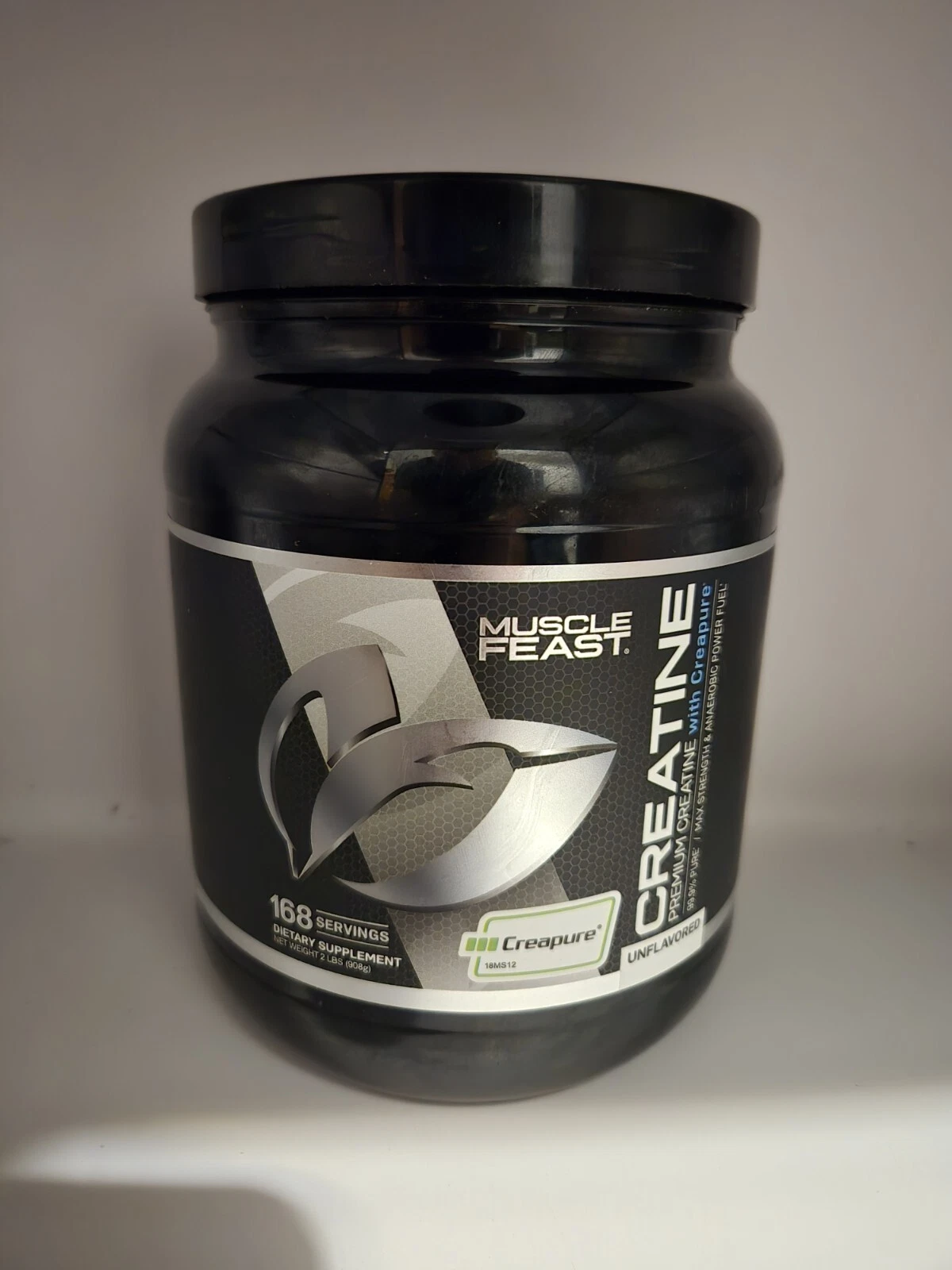 Premium Creatine Powder - 5400mg Pure - Muscle & Brain Health - 168 Servings