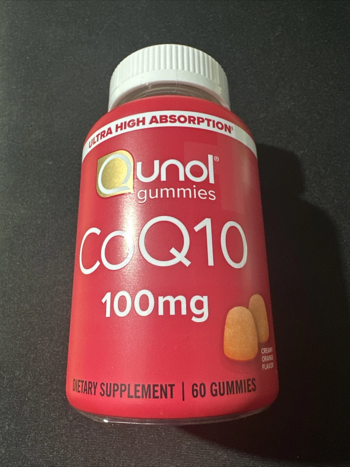 Pinole CoQ 10 Gummies With Ultra High Absorption 100 mg Heart Health 60 Exp10/25