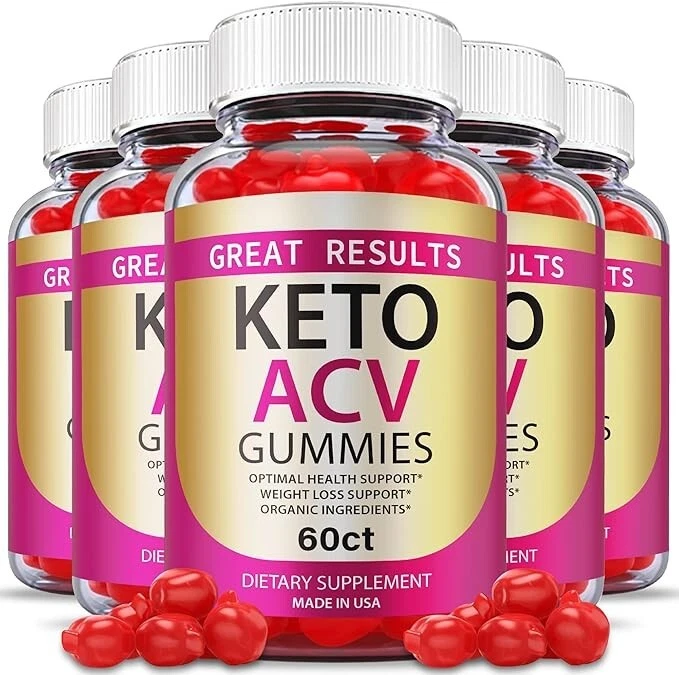 Great Results Keto ACV Gummies Health Support Supplements (300 Gummies) 5-Pack