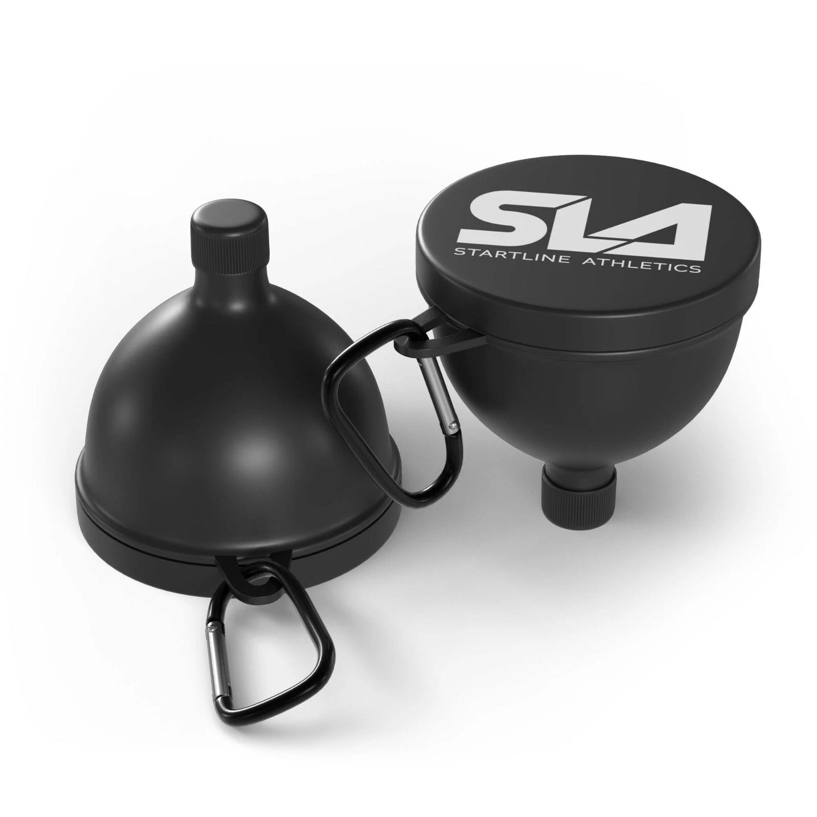 Protein funnel: 2-pack portable supplement holder, protein powder containers