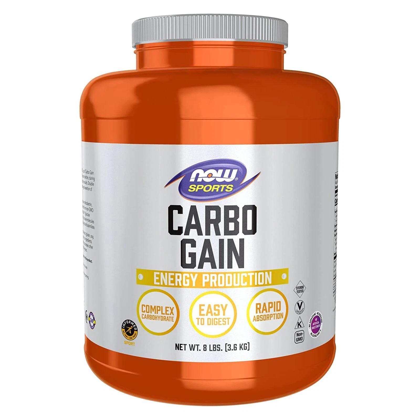 NOW FOODS Carbo Gain Powder 8 lbs.